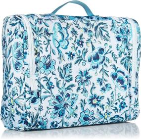 img 3 attached to 🌿 Vera Bradley Eco-Friendly Reactive Organizer Cosmetic Cases for Travel Accessories