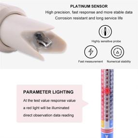 img 1 attached to 🌱 RCYAGO Waterproof Truncheon Nutrient Meter: Accurate EC/PPM/CF Hydroponics Readers for Conductivity Measure in Solution