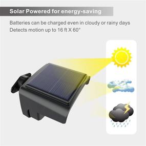 img 3 attached to 🔋 Solar Wireless Driveway Alarm System - Weatherproof Outdoor Motion Monitor and Sensor - 500 Feet Security Driveway Alert with 1 Receiver and 1 Motion Detector by SELDORAUK