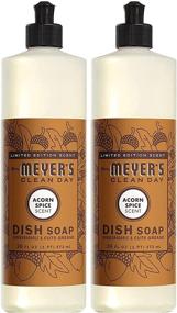 img 4 attached to 🔸 Mrs. Meyer's Acorn Spice Liquid Dish Soap, 16 OZ (Pack of 2) - Top-Rated Cleaning Solution