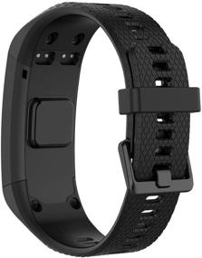 img 2 attached to 🔁 Flexible & Adjustable Silicone Strap for Garmin Vivosmart HR - Perfect Replacement Band for Vivosmart HR Smart Watch