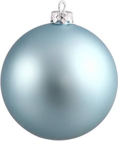 img 4 attached to 🎄 Vickerman 2.75&#34; Shatterproof Plastic Christmas Ornament Ball, Baby Blue Matte Finish, UV Resistant, 12 Pack – Holiday Tree Decoration