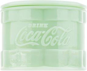 img 4 attached to 🍽️ TableCraft Coca-Cola Jadeite Green Salt Cellar with Lid - 4.25 x 4.25 x 3.75 inches