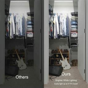 img 3 attached to 💡 Enhance Your Closet Lighting with the T01L-S LED Closet Light – BLS Super Bright 20 LED Under Cabinet Lighting: Wireless, Rechargeable, Motion Sensing, Adjustable Light Beams