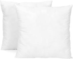 img 3 attached to 🛋️ Enhance Your Décor with S-DEAL Throw Pillow Inserts – Set of 2 Decorative Cushion Forms for Sofa Bed Couch (16x16 inches)