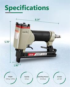 img 1 attached to 🔫 Meite 8016B Pneumatic Upholstery Stapler | 21 Gauge