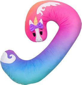 img 2 attached to 🦄 Детская подушка Leachco Snoogle Jr.: Волшебный комфорт единорога для детей