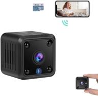 📷 mini spy camera teamme wifi wireless hidden camera hm206 1080p hd small home security camera with 32g memory card, night vision, motion detection, rechargeable tiny nanny cam for indoor outdoor surveillance logo