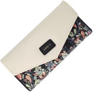 🌸 floral women's leather wallet handbag - stylish handbags and wallets for women logo