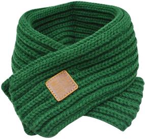 img 4 attached to 🧣 Bundle up in Style: Sherry Toddlers Knitted Winter Warmer Boys' Accessories