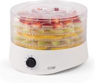 commercial chef ccd100w6 food dehydrator & freeze dryer - efficient jerky maker, 280 watts, white логотип