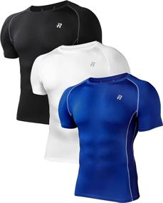 img 4 attached to Runhit Compression T Shirt Athletic Protection Sports & Fitness and Team Sports