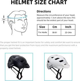 img 3 attached to 🚲 XinerTer Mountain Bike Helmet: Lightweight Adult Cycling Helmet with Removable Sun Visor for Men and Women - Adjustable Size Road Bicycle Helmet