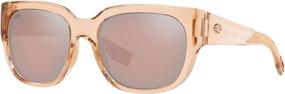 img 3 attached to Stylish Costa Del Mar Women's Waterwoman Rectangular Sunglasses – The Perfect Blend of Fashion and Function