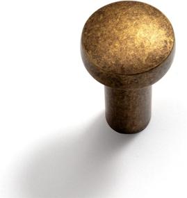 img 4 attached to 🔑 Upgrade Your Space with Goo-Ki Vintage Brass Cabinet Knobs - 6 Pack Classic Closet Drawer Handles for Home Improvement