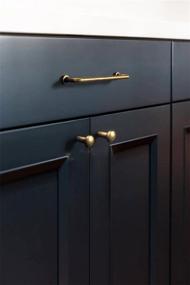 img 1 attached to 🔑 Upgrade Your Space with Goo-Ki Vintage Brass Cabinet Knobs - 6 Pack Classic Closet Drawer Handles for Home Improvement