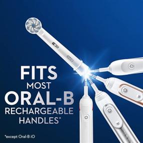 img 1 attached to Улучшите оральное здоровье: Заменяемая насадка для электрической зубной щетки Oral-B Pro Gum Care (3 штуки)