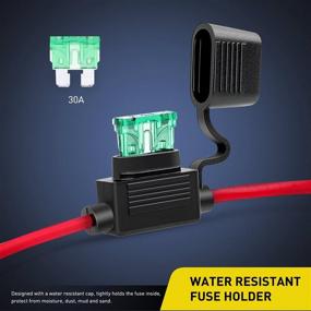 img 2 attached to 🔌 Nilight 50015R Heat Shrink Butt Connectors: Waterproof & Marine Grade – Automotive Electrical Terminals with 2-Year Warranty