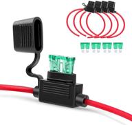 π nilight 50015r heat shrink butt connectors: waterproof & marine grade β automotive electrical terminals with 2-year warranty logo