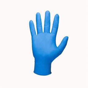 img 2 attached to Blue Nitrile Industrial Powder Free Gloves - Size Small (80111), Latex Free, Shamrock 5mil