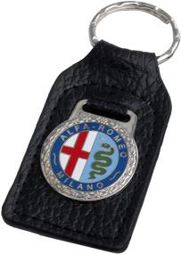 img 1 attached to Alfa Romeo Leather Enamel Ring