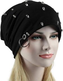 img 3 attached to Unisex Winter Beanies Hiphop Bonnet Outdoor Recreation