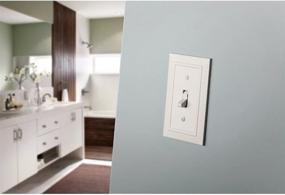 img 3 attached to 🔲 Franklin Brass Classic Architecture Double Decorator Wall Plate/Switch Plate/Cover - White, Model W35248-PW-C