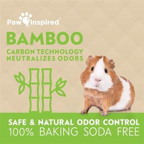 img 2 attached to 🐾 Paw Inspired Bamboo Charcoal Guinea Pig Cage Liners: Enhanced Odor Control and Absorbency for Ferrets, Rabbits, Hamsters, and Small Animals
