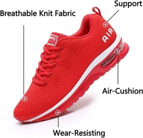 img 1 attached to RUMPRA Sneakers Lightweight Breathable Athletic Sports & Fitness for Running