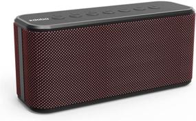 img 4 attached to XDOBO 80W Bluetooth Speaker - Wireless Speakers with 360 HD Surround Sound, Rich Stereo Bass, 10400mAh Power Bank, TWS Mic - IPX5 Waterproof Portable Speaker in Red, Ideal for Parties