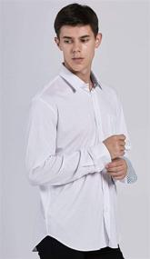 img 2 attached to 👕 VENZULIA Shirt: Ultimate Comfort with Regular Shrinkless Stretch