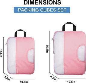 img 3 attached to Compression Packing Extensible Storage Organizers Travel Accessories for Packing Organizers