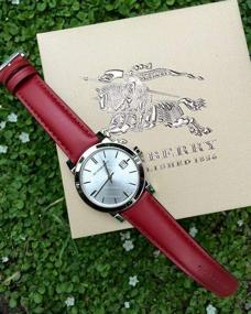 img 2 attached to Burberry Silver Leather Ladies BU9129