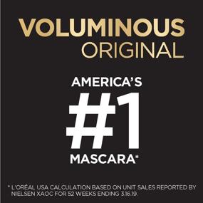 img 2 attached to 👁️ L’Oreal Paris Voluminous Original Volume Building Waterproof Mascara in Carbon Black, 0.23 fl. oz.: Bold, Long-Lasting Lashes!