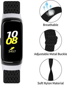 img 1 attached to Samsung Adjustable Bracelet Replacement Wristbands Wearable Technology