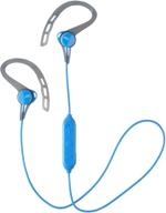 🎧 jvc haec20bta wireless sports ear clip headphones: bluetooth, sweat-proof, pivot motion fit in blue logo