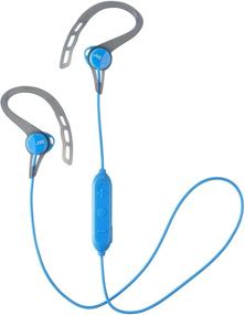 img 4 attached to 🎧 JVC HAEC20BTA Wireless Sports Ear Clip Headphones: Bluetooth, Sweat-Proof, Pivot Motion Fit in Blue