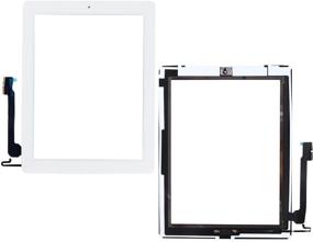 img 2 attached to 📱 KAKUSIGA iPad 4th Gen Touch Screen Glass Digitizer Replacement Kit – White