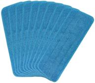 🧹 10 pack microfiber spray mop replacement heads for wet dry mops - compatible with bona floor care system logo