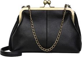 img 4 attached to Women Small Vintage Chains Handbag Women's Handbags & Wallets for Top-Handle Bags