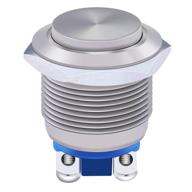 twidec / 19mm waterproof stainless steel metal shell momentary raised top push button switch 3a/12~250v spst 1no start button for car modification switch（quality assurance for 1 years） m-19-t-g logo