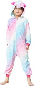 img 3 attached to Unicorn Pajama Costume for Halloween and Christmas