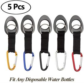 img 4 attached to 🚴 Durable Silicone Water Bottle Holder: Convenient Clip Hook Carrier for Outdoor Activities, Biking, Camping, Hiking, Traveling, and Daily Use