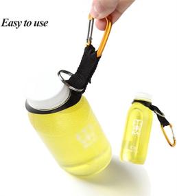 img 3 attached to 🚴 Durable Silicone Water Bottle Holder: Convenient Clip Hook Carrier for Outdoor Activities, Biking, Camping, Hiking, Traveling, and Daily Use