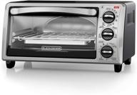 🔥 black+decker to1313sbd toaster oven: compact 15.47 inch kitchen appliance in sleek silver design логотип