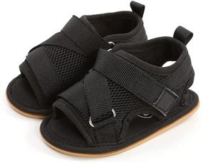 img 3 attached to 👣 Premium Toddler Outdoor Boys' Sandals: Infant Footwear for Summer Fun
