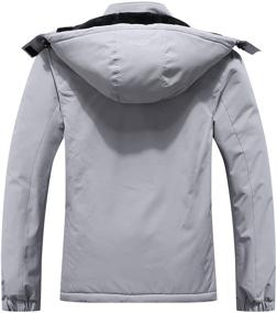 img 3 attached to 🧥 DLGJPA Women's Mountain Waterproof Ski Jacket with Hood | Windbreakers | Windproof & Raincoat | Winter Snow Coat for Extra Warmth