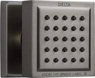 💦 delta faucet 50150-ks black stainless surface mount spray/body jet logo