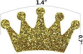 img 1 attached to 👑 Sparkling Prince King Crown Confetti - 100pcs/pack - Ideal for Baby Shower Party Decorations