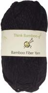 🧶 jubileeyarn bamboo chunky weight poodle black - thick and thin yarn - 2 skeins logo